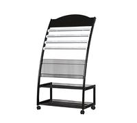 Magazine Rack Newspaper Folder Rack Newspaper Rack Magazine Brochure Display Rack Office Layout Drawing Rack Data Storage Sorting Rack Magazine Holder