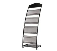 Magazine Rack Newspaper Rack Information Rack Brochure Single Page Display Rack Newspaper Rack Magazine Rack Floor Book Storage Rack Magazine Holder (Size : 63.5cm) (48cm)
