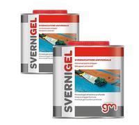 Magazzini GM SVERNIGEL, Quitapintura en gel universal ideal para hierro, madera y paredes, rápido y eficaz, NO CORRE, 750ml (2)