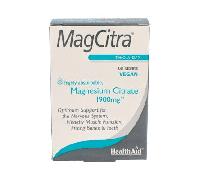 MagCitra 1900 mg 60 comprimidos HealthAid - magnesio citrato, suplemento diario