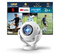Magcubic HY320F Mini Proyector Portátil 1080P Nativo, Android 14 Aplicaciones Integradas, WiFi 6 Bluetooth 5.4, Enfoque Eléctrico Automático, Rotación 180°