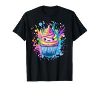 Magdalena de arco iris Kawaii Splash Delight Camiseta