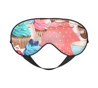 Magdalena de taza de té, Cubreojos completos Antifaz bloqueador de luz Antifaz para dormir Antifaz suave con los ojos vendados Noche