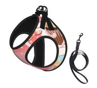 Magdalena en Taza de té,Arnés para Mascotas, arnés Reflectante Ajustable para Perros,S