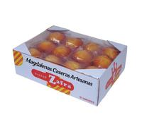 Magdalenas Caseras Zafra 24 Uds | Horneadas al Día | Tradicionales de Granada | Desayuno Bollería - Magdalenas artesanas envasadas individuales