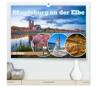 Magdeburg an der Elbe - Der Planer (hochwertiger Premium Wandkalender 2026 DIN A2 quer), Kunstdruck in Hochglanz: Die schönsten Seiten der alten Kaiserstadt mit über 1200-jähriger Geschichte.