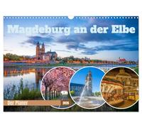 Magdeburg an der Elbe - Der Planer (Wandkalender 2026 DIN A3 quer), CALVENDO Monatskalender: Die schönsten Seiten der alten Kaiserstadt mit über 1200-jähriger Geschichte.