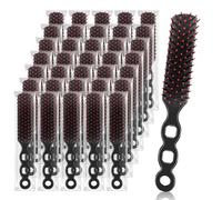 MAGDIY Cepillos de pelo a granel, paquete de 36, cepillos de pelo a granel para personas sin hogar, cepillo desenredante de viaje para cabello rizado, húmedo, ondulado, grueso, cepillo de pelo