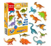Magdum Imanes para frigorífico para niños 15 imanes de Animales Dinosaurios