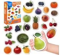 Magdum Imanes para frigorífico para niños - 25 Grandes Frutas y Bayas