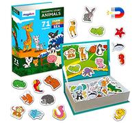 Magdum Imanes para frigorífico para niños - 71 Granja, Zoo, Bosque y mar