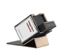 Mage Tech Adventurer [Champion] Solución 60 cartas - soporte Avatar + caja de dados Pocket con contador de vida - Resistente, expandible - MTG Standard/LOR/PTCG - Negro/Oro Pálido