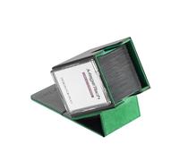 Mage Tech Adventurer [Hero] Caja de mazo modular - para 99 cartas con doble funda - Incluye soporte Avatar - Ultrarresistente, expandible - MTG Commander/EDH y más - Negro/Verde