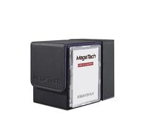 Mage Tech Adventurer [Paragon] Commander Kit - Soporte para avatar + caja de dados de mochila, panel trasero a presión, con rastreador de vida, MTG Commander/EDH - Negro/Morado