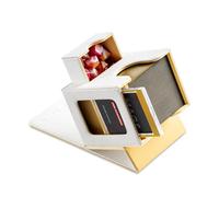 Mage Tech Caja de cartas para MTG Commander, diseño patentado, pantalla Commander, como soporte de mazo, se adapta a 100 tarjetas de doble manga, incluye bandeja de ladrillos y dados de 35 puntos (5