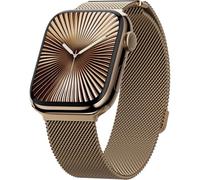 MAGEASY Correa milanesa para Apple Watch Series 10, correas magnéticas para iWatch para mujer, imanes fuertes y cómodas, talla única, para Apple Watch de 44 mm, 45 mm, 46 mm, 49 mm, Apple Watch 1-7/8