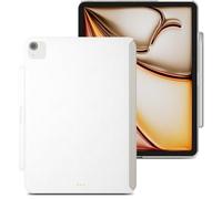 MAGEASY CoverBuddy - Funda para iPad Air M3/M2 de 11 Pulgadas (2024-2025), Compatible con Teclado mágico, Grosor y disipación de Calor mejorados, con Soporte para lápices, Color Blanco (5.0 Cuero)