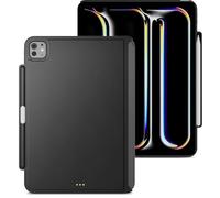 MAGEASY CoverBuddy - Funda para iPad Pro 2024 de 11 Pulgadas, Color Negro (Cuero)