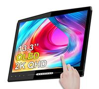 Magedok 13.3 Pulgadas 2k OLED Pantalla táctil Monitor portátil, 2560 x 1440 100% P3 Pantalla portátil 1MS Eye Care PC Monitor