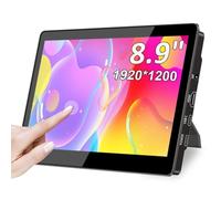 Magedok 8.9 Pulgadas Pantalla táctil portátil con Soporte, 1920 x 1200, 16:10, 450 nits, unión óptica, Pantalla pequeña HDMI/USB-C (1920 x 1200 Touch, 8 Pulgadas)