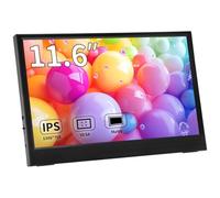 Magedok Monitor portátil 11,6 Pulgadas, Pantalla HDMI pequeña 1366x768 HD IPS, Pantalla Externa de Baja Potencia para PC portátil Mac Switch Rasp Pi Xbox, Segundo Monitor Ligero con Soporte