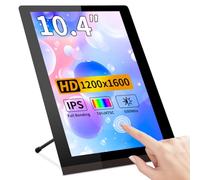 Magedok Pantalla Táctil 10,4 Pulgadas IPS 1200 x 1600 Formato 3 a 4 Vertical Mini HDMI Monitor Industrial con Unión Óptica Pantalla Capacitiva Secundaria para Portátil Rasp Pi 5 AIDA64