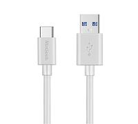 MaGeek® 1,8m Cable USB Tipo C a USB 3.0 (USB-C a USB 3.0) Extra Largo para Samsung Galaxy S8, S8+, MacBook, Nintendo Switch, Sony XZ, LG V20 G5 G6, HTC 10 y más (Blanco)