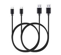MaGeek® [Paquete de 2] 1,0m Cables USB Tipo C a USB 3.0 (USB-C a USB 3.0) para Samsung Galaxy S8, S8+, MacBook, Nintendo Switch, Sony XZ, LG V20 G5 G6, HTC 10 y más (Negro)