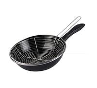 Magefesa Black Sartén Freidora Cestillo 26cm, Recubrimiento Esmaltado, Apta Lavavajillas, Libre Pfoa
