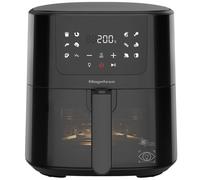 Magefesa Alisia - Freidora de Aire, 1500W, 5 Litros, 11 Funciones, Limpieza Sencilla, Aire Caliente 360º, Apagado Automático, Desmontable, Negra