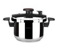 Magefesa Astra - Olla Express Rápida de 4 L, Acero Inoxidable 18/10, Ahorro Energético, Cierre Cómodo y Fácil, Cocina Sana, Apta para Inducción