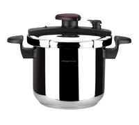 Magefesa Astra - Olla Express Rápida de 6 L, Acero Inoxidable 18/10, Ahorro Energético, Cierre Cómodo y Fácil, Cocina Sana, Apta para Inducción