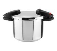 Magefesa Balance - Olla Express 6L, Acero Inoxidable 18/10, Bloqueo Automático, Todo Tipo de Fuegos, Induccion, Asas Termo Resistentes, Cocina Sana