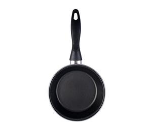 MAGEFESA Black - Sartén 26 cm de Acero esmaltado, Antiadherente bicapa Reforzado, Color Negro Exterior. Apta para Todo Tipo de cocinas, incluida inducción. 50% de Ahorro energético.