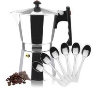 MAGEFESA Colombia - Cafetera Italiana de 12 Tazas, 600ml, Incluye 6 Cucharas Moka, Aluminio Extra Grueso, Todo Tipo de Cocinas, EXCEPTO INDUCCIÓN