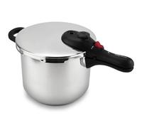 Magefesa DB - Olla Express Rápida de 6 Litros, Acero Inoxidable 18/10, Apta para Todo Tipo de Cocinas Incluida Inducción, 5 Sistemas de Seguridad