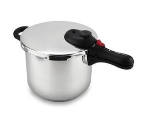 Magefesa DB - Olla Express Rápida de 6 Litros, Acero Inoxidable 18/10, Apta para Todo Tipo de Cocinas Incluida Inducción, 5 Sistemas de Seguridad