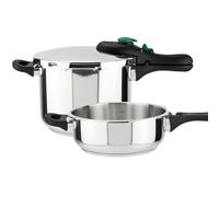 Magefesa DYNAMIC - Olla Express Rápida 3 + 6L, Acero Inoxidable 18/10, 5 Sistemas de Seguridad, Fácil Uso, Apto para Todo tipo de cocinas, Inducción