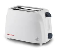 Magefesa Early - Tostadora para 2 Tostadas/Rebanadas, 750W, Bandeja Recogemigas, Función de Parada, Expulsión Automática, 6 Niveles de Tostado