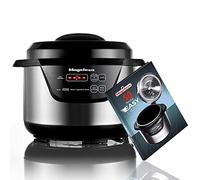 Magefesa EasyExpress - Olla Eléctrica Programable Multifunción 2 Litros, 500W, Recipiente Extraíble Antiadherente, 6 Funciones Diferentes, Sofreír