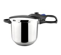 Magefesa Favorit - Olla Express 8L, Acero Inoxidable 18/10, Mango Ergonómico, Cocina Rápida, Fondo Tricapa, Induccion, Limpieza Fácil, Cocina Sana