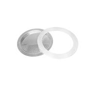 Magefesa - Filtro y Juntas de Silicona Compatible con Cafetera Italiana 6 Tazas, Modelos KENIA, COLOMBIA, JAMAICA, 09REMEPFJK6, 8429113545833