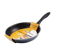 MAGEFESA Glass - Sartén 28cm de Acero vitrificado Exterior Negro Cristal. Antiadherente bicapa Reforzado, aptas para Todo Tipo de cocinas, Especial inducción. 50% de Ahorro energético.