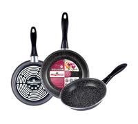 MAGEFESA K2 Gransasso Juego De Sarténes, Gris Moteado, 18/20/24 cm