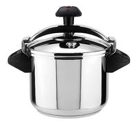 Magefesa Olla a presión Inoxtar Recta 6 L Acero Inox 18/10 Inducción Pomo rotatorio Fondo 5 capas