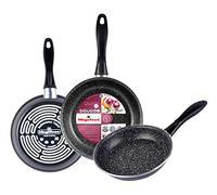 MAGEFESA K2 Gransasso Juego De Sarténes, Gris Moteado, 18/20/24 cm
