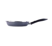 Magefesa K2 Gransasso - Sartén 24cm de acero vitrificado exterior gris moteado. Antiadherente bicapa reforzado efecto piedra, apta para todo tipo de cocinas, especial inducción. 50% de ahorro energético.