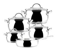 Tren de Cocina Kuchen 9 Piezas para Gas Eléctrico Cerámica e Inducción (Acero Inoxidable) - MAGEFESA