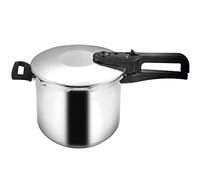 Magefesa - Magestar olla a presión super rapida de 8 Litros, fabricada en acero inoxidable, apta para todo tipo de cocinas, incluido induccion, sensor de presión, 5 sistemas de seguridad, express