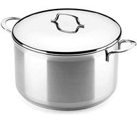 MAGEFESA ® Milenium olla de 20 cm, fabricada en acero inoxidable 18/10, compatible con todo tipo de cocina, incluido induccion, fácil limpieza, apta para lavavajillas y horno hasta 200 ºC